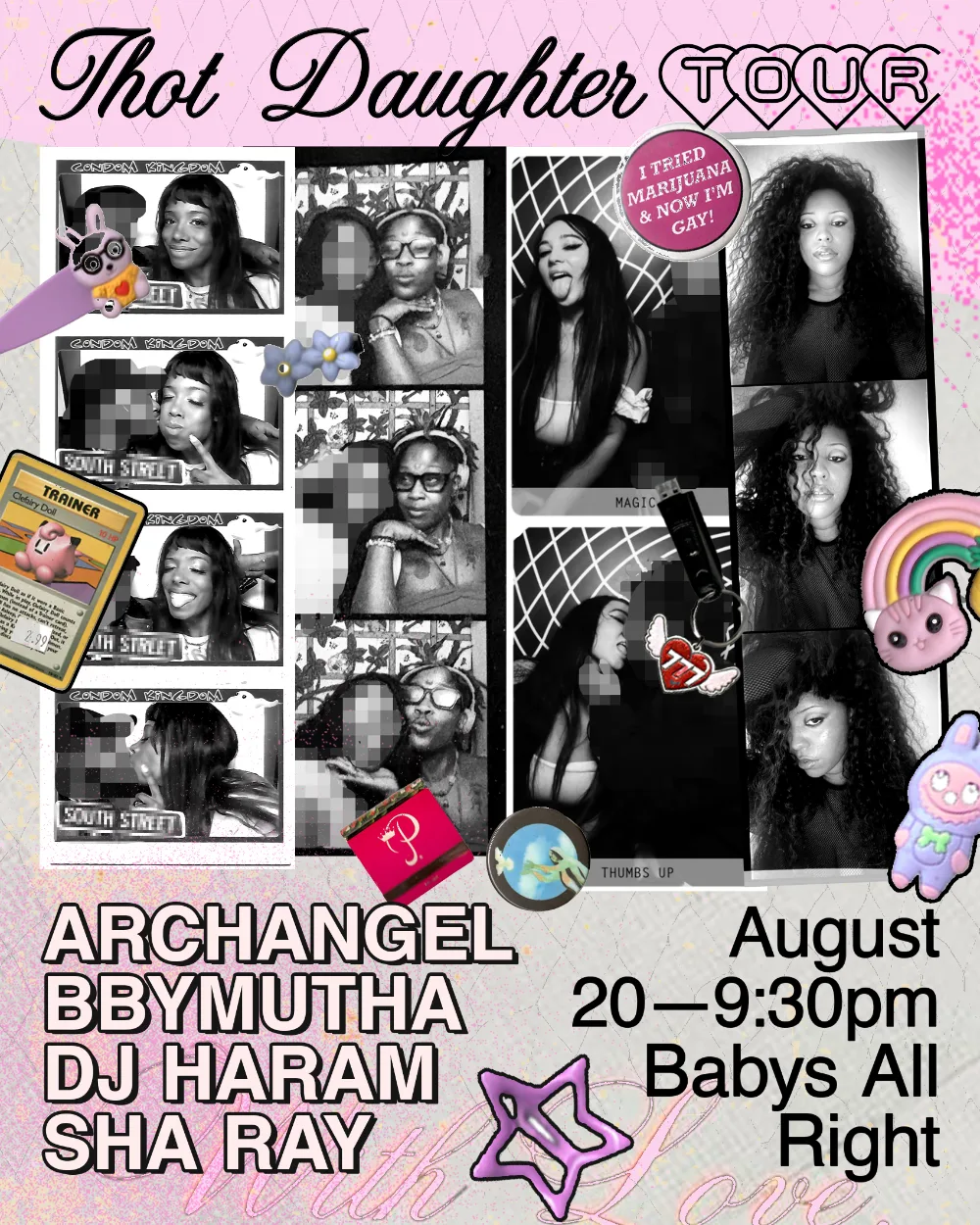 DJ Haram — event flyer