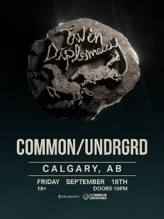 Twin Diplomacy — event flyer