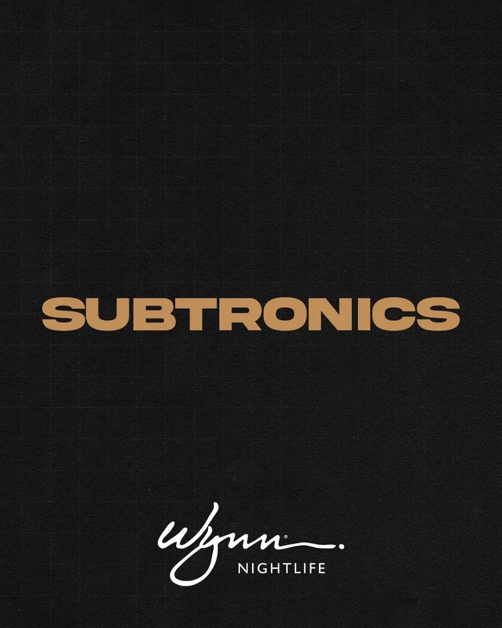 Subtronics — event flyer
