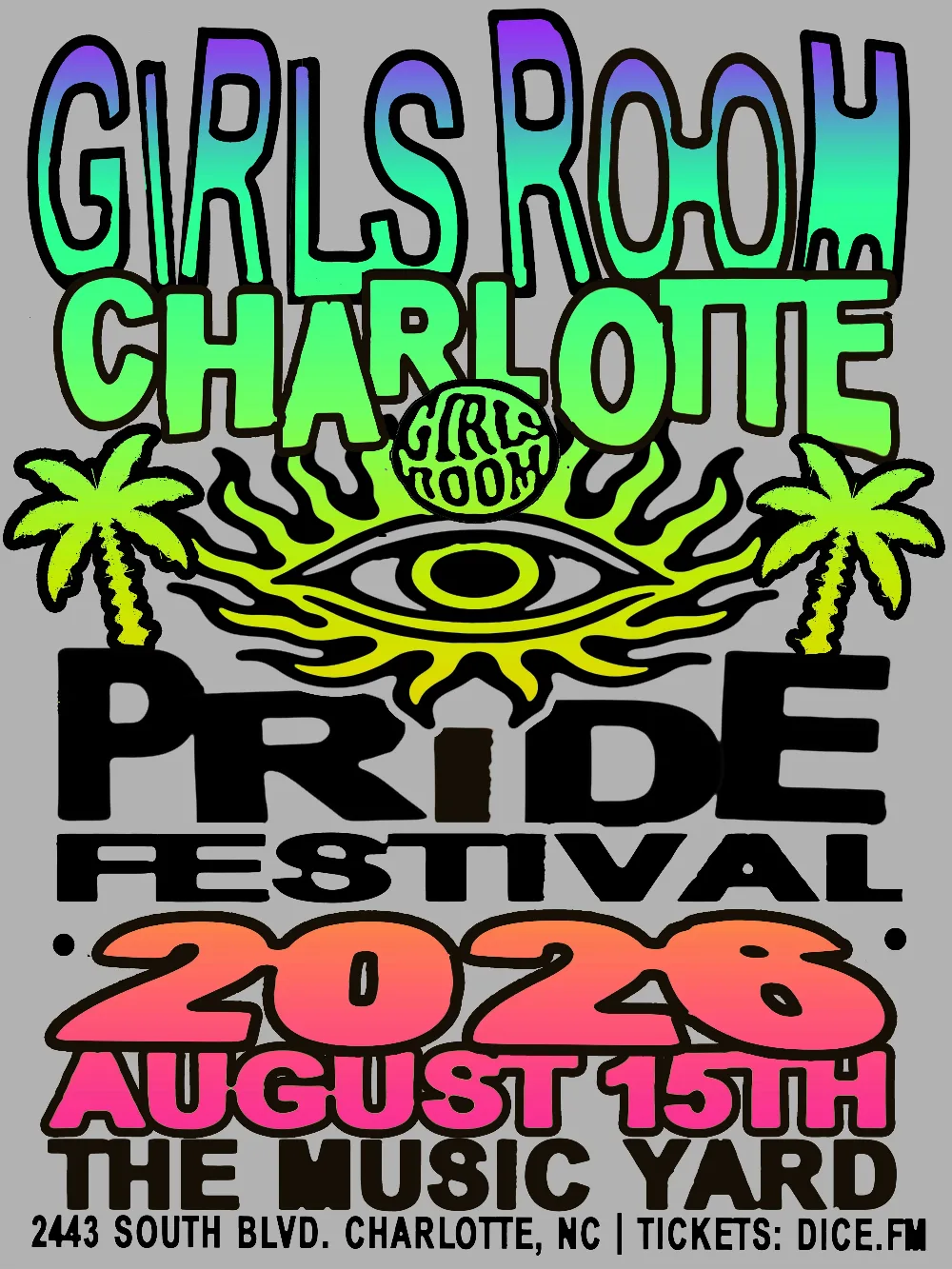Girls Room Pride Fest — event flyer