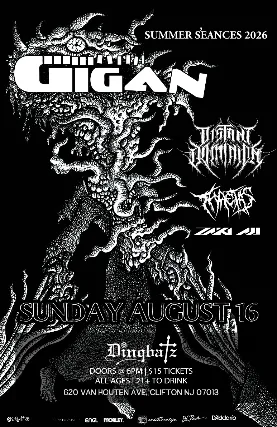 Gigan, Zaki Ali — event flyer