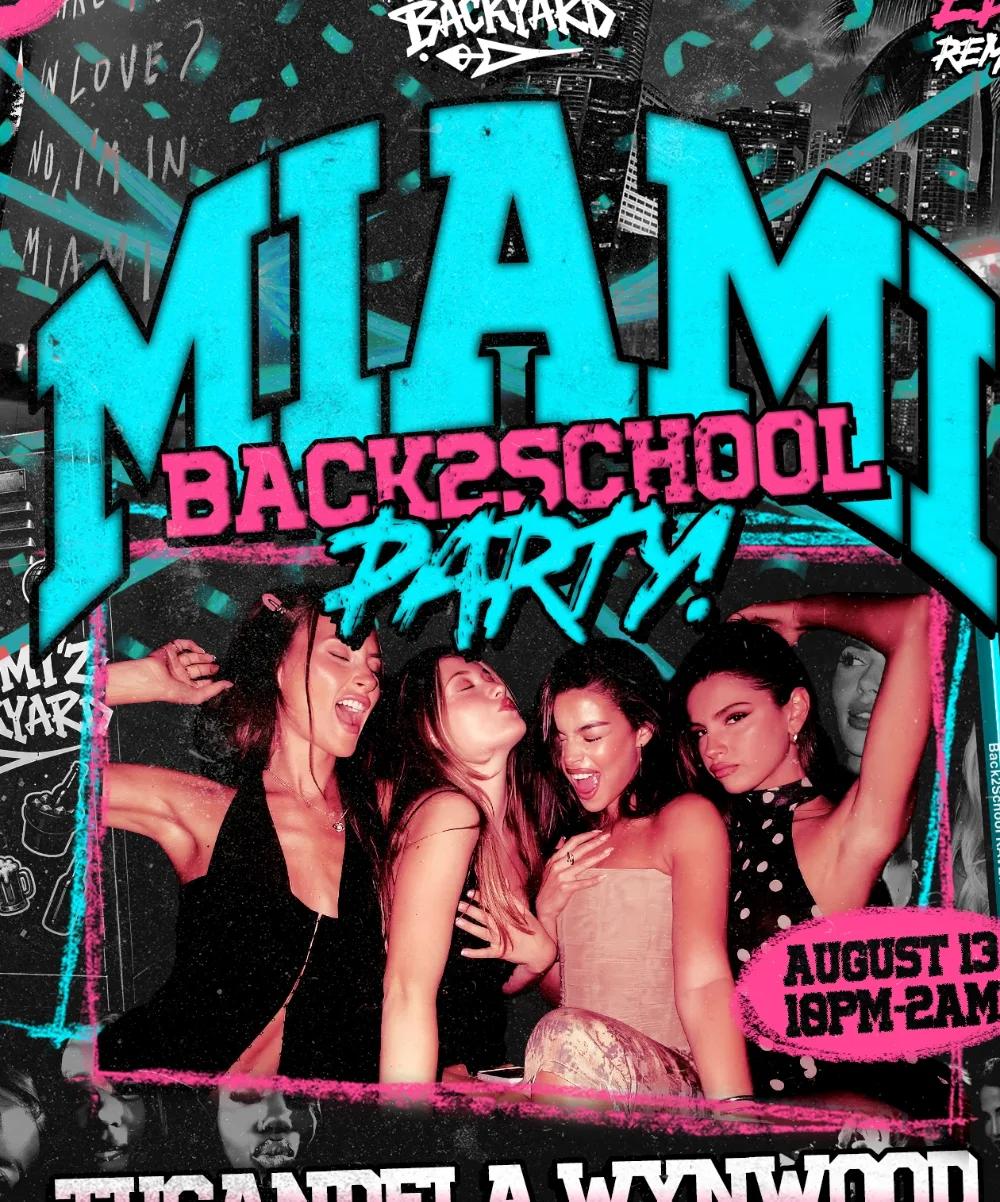 Miami Back to School — event flyer