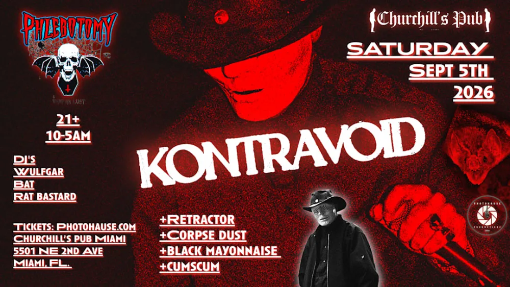 Kontravoid, RETRACTOR — event flyer