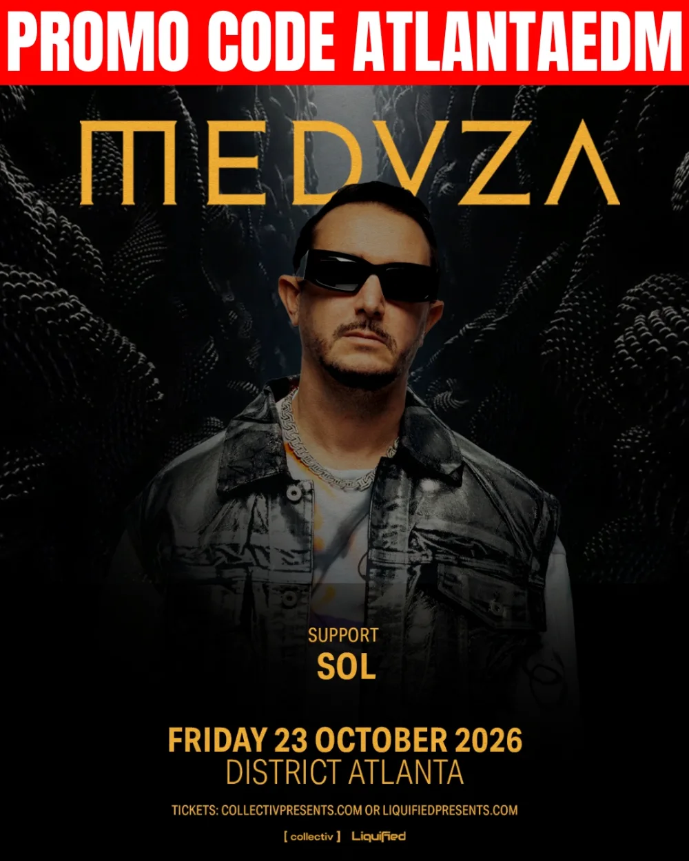 Meduza — event flyer