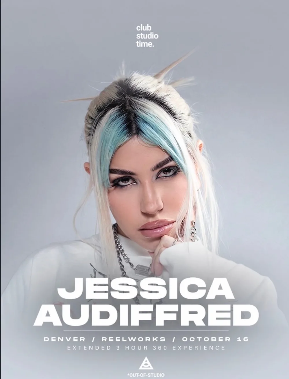 Jessica Audiffred — event flyer