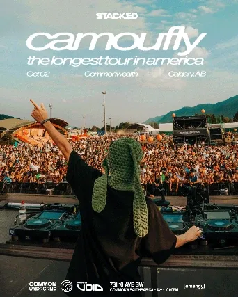 camoufly — event flyer