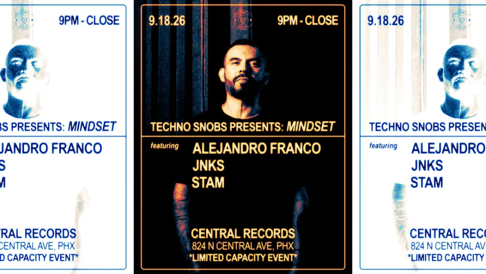 TECHNO SNOBS PRESENTS - MINDSET — event flyer