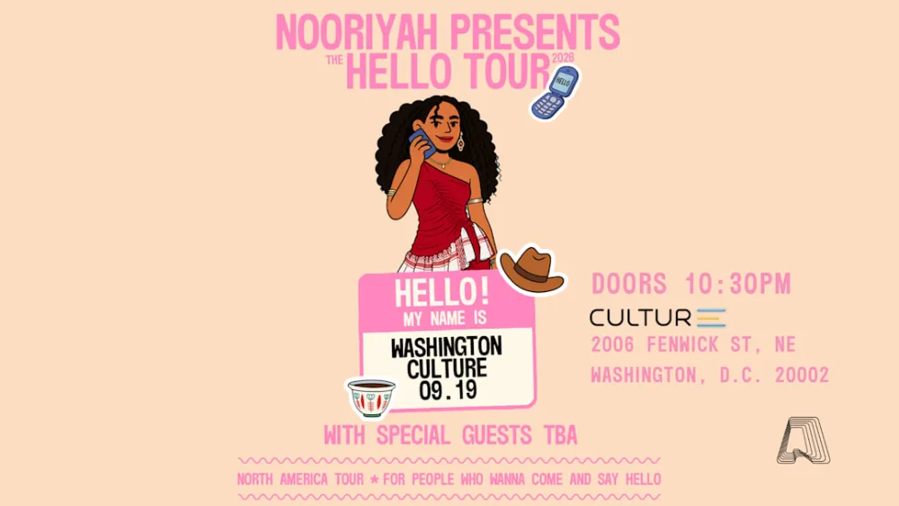 Achromatic Presents — event flyer