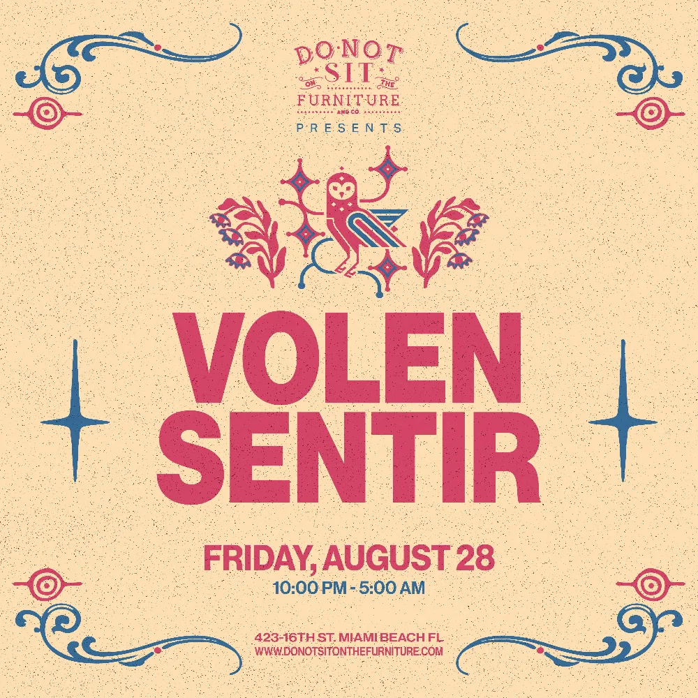 Volen Sentir — event flyer