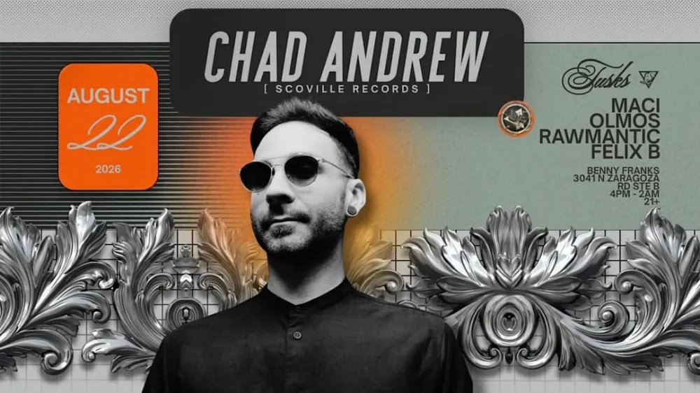 Chad Andrew — event flyer