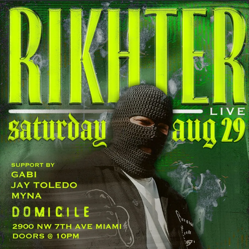Rikhter, Jay Toledo — event flyer