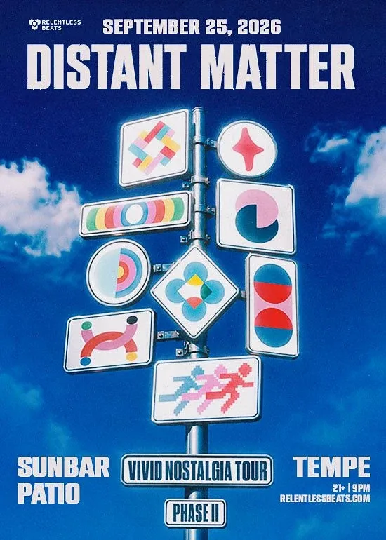 Distant Matter — event flyer