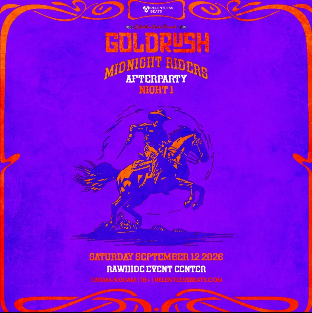 Goldrush Music Festival Afterparty Night 1 — event flyer