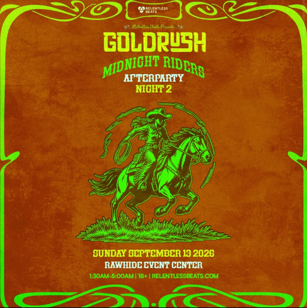 Goldrush Music Festival Afterparty Night 2 — event flyer