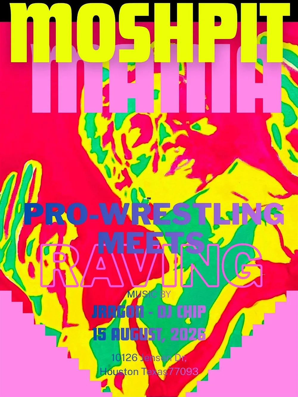 Moshpit Mania — event flyer
