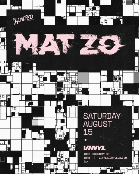TheHundred Presents — event flyer
