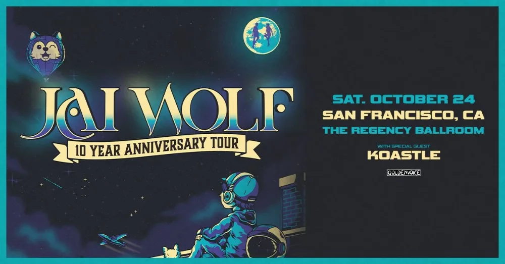 Jai Wolf, Koastle — event flyer