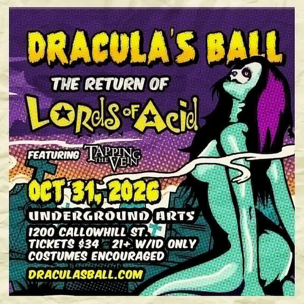 Lords of Acid — event flyer
