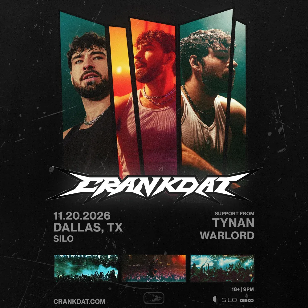 Crankdat, TYNAN, Warlord — event flyer