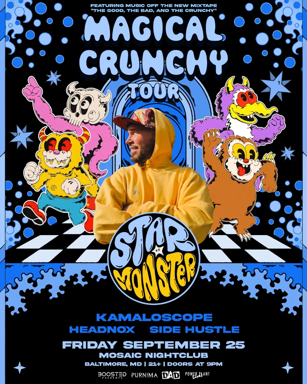 Enter The Crunchiverse Tour — event flyer