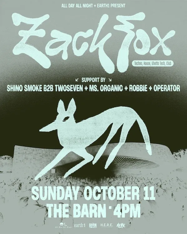 Zack Fox — event flyer