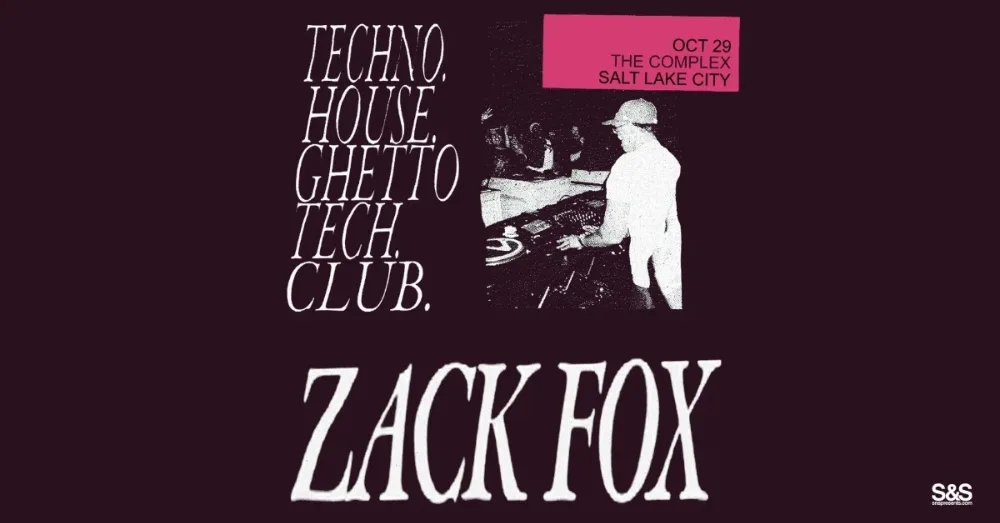 Zack Fox — event flyer
