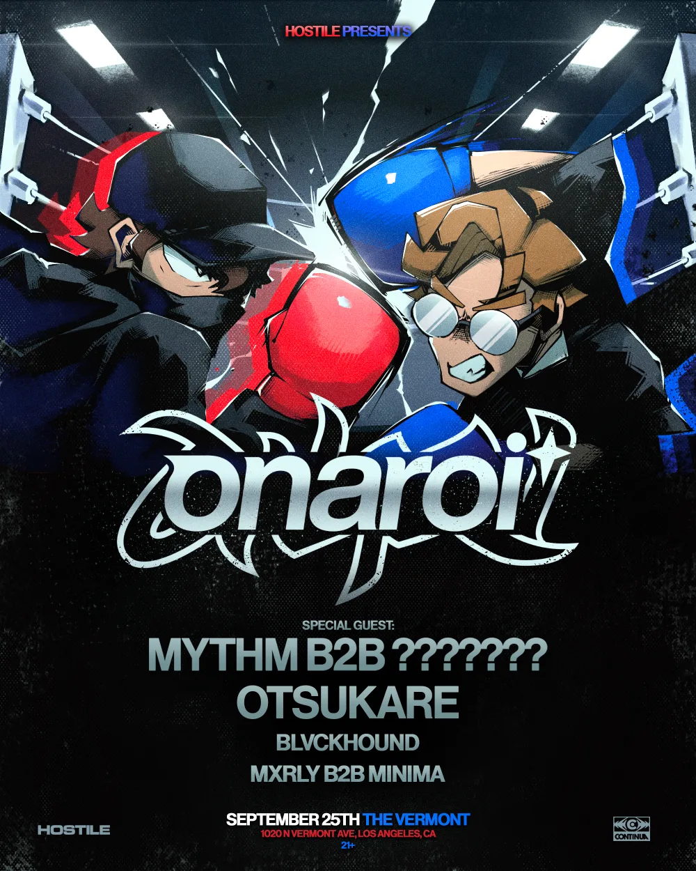 HOSTILE — event flyer
