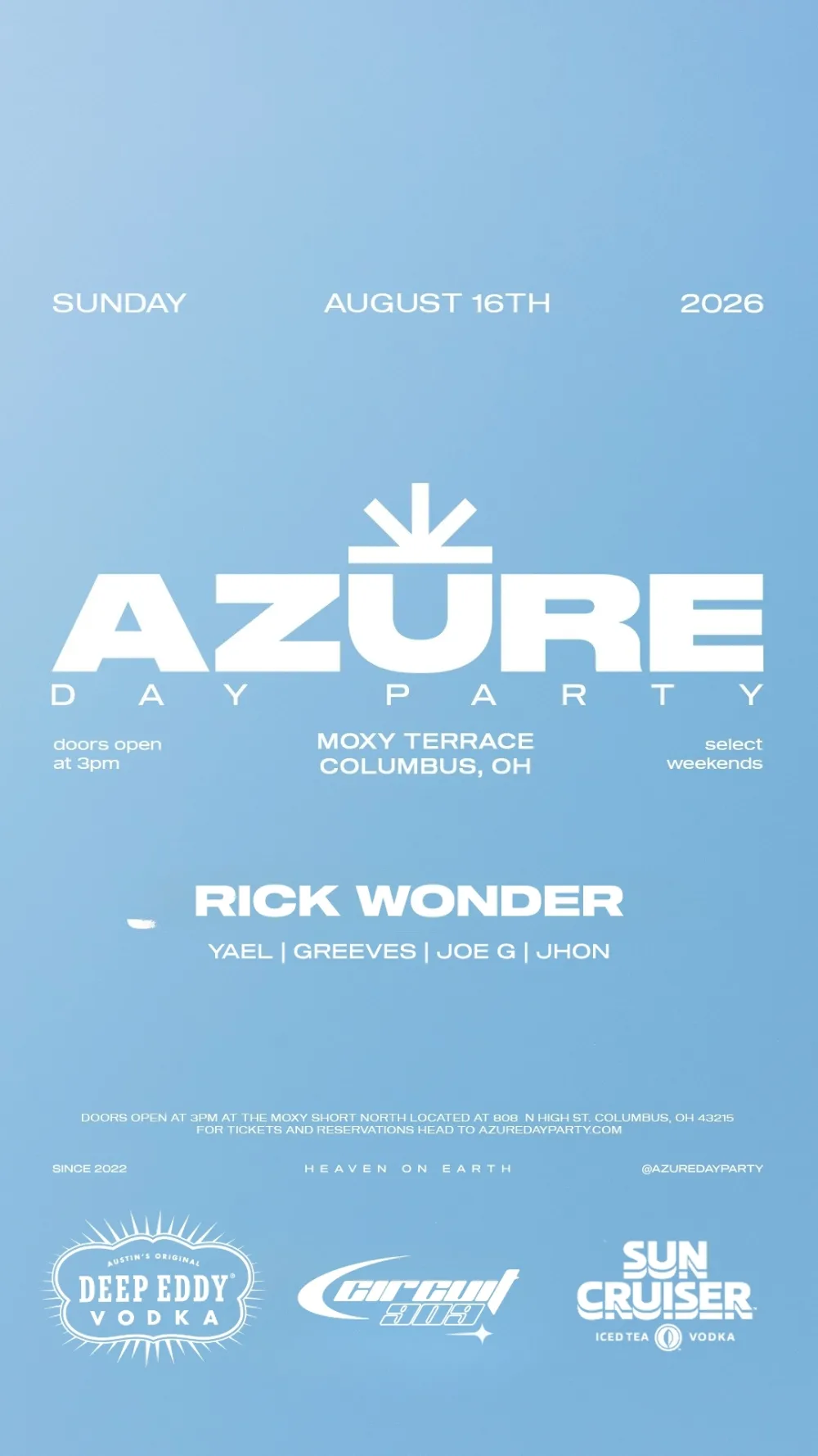Rick Wonder — event flyer