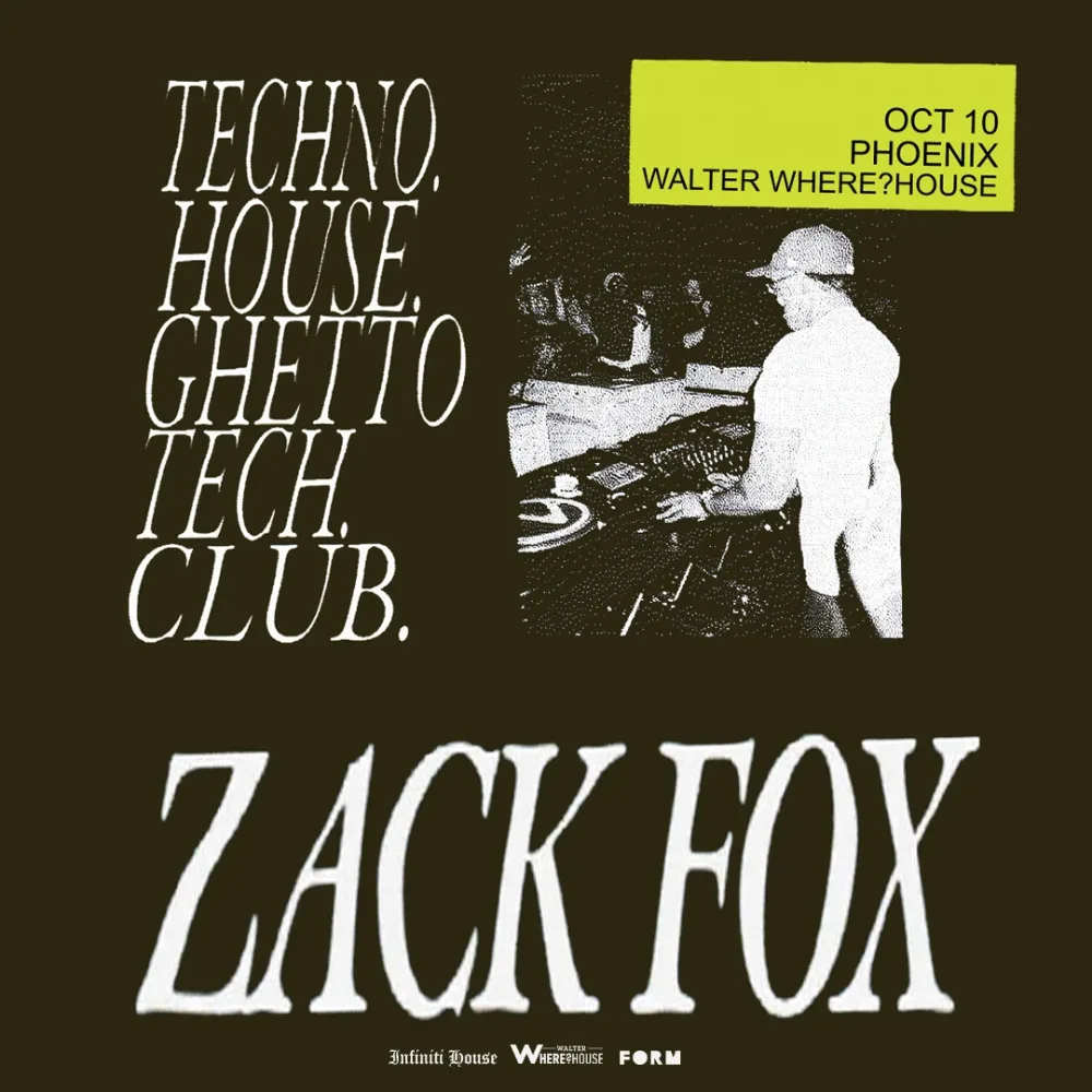 Zack Fox — event flyer