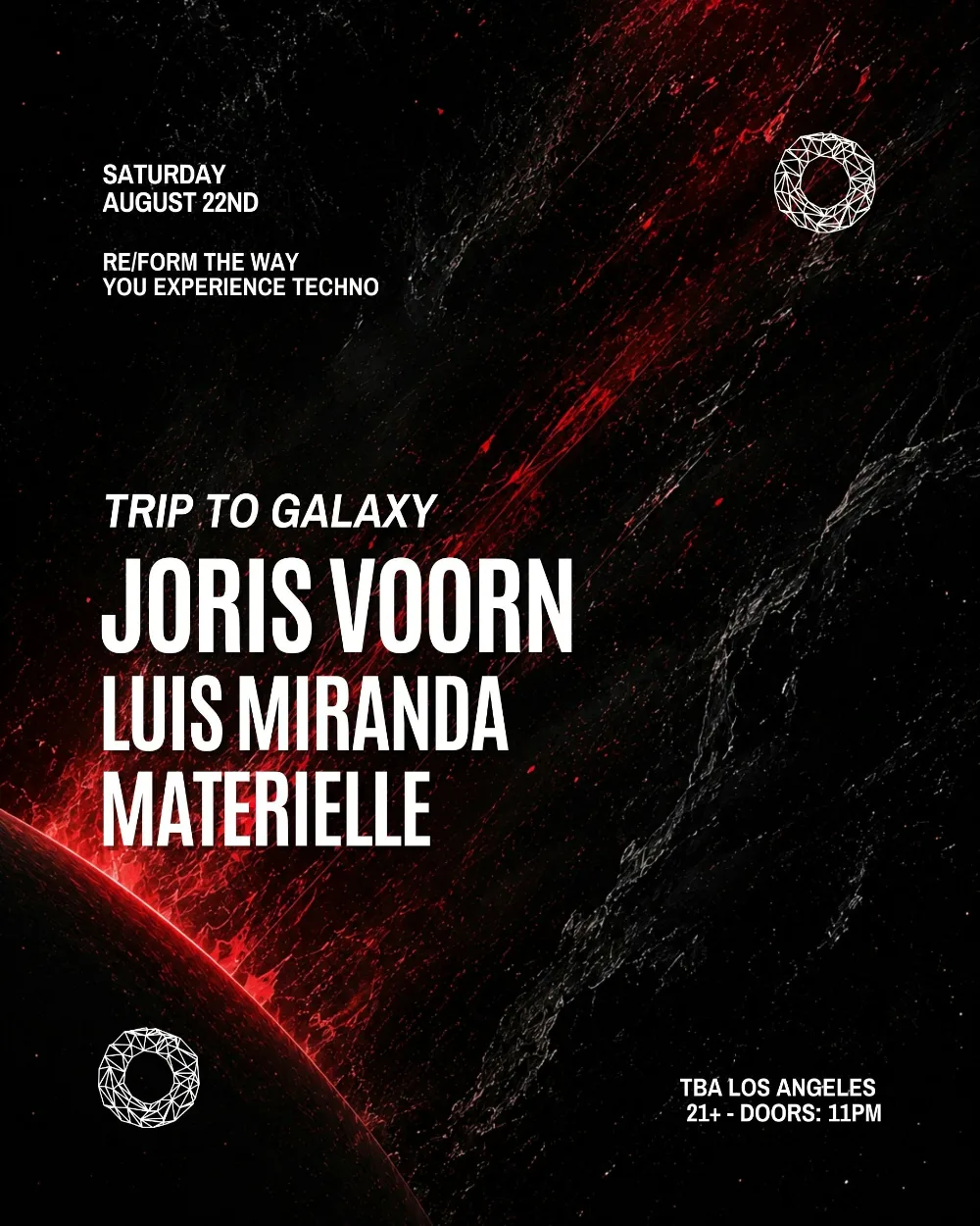 RE/FORM Presents — event flyer