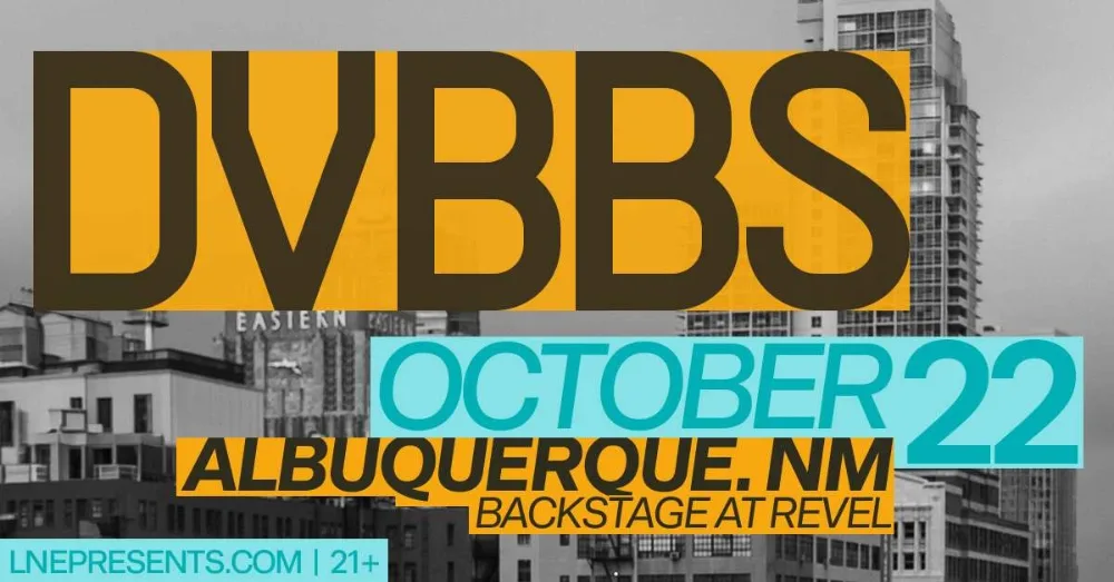DVBBS — event flyer