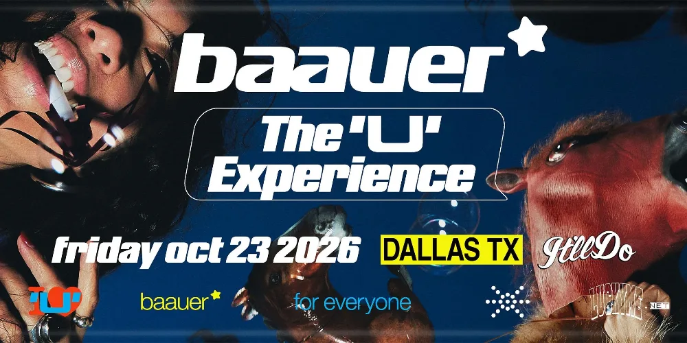 Baauer — event flyer