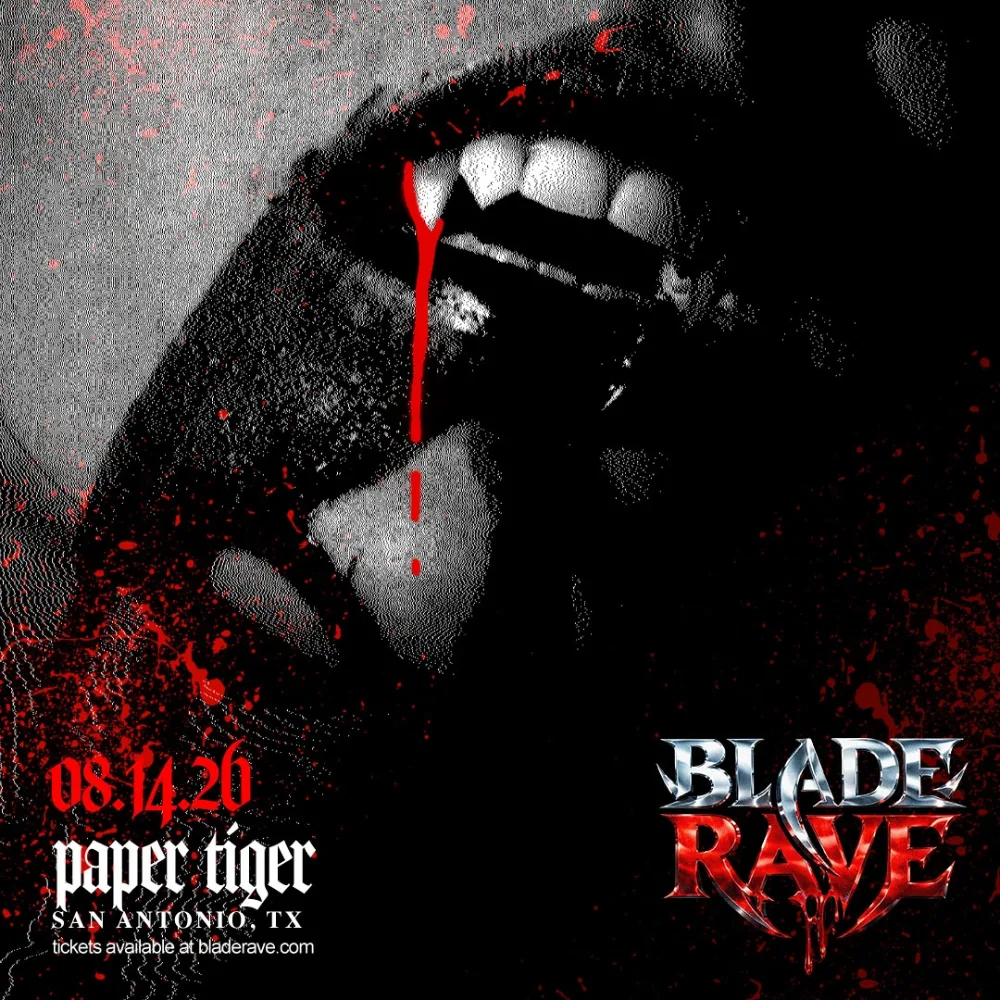 BLADE RAVE - Vampire Blood Rave — event flyer