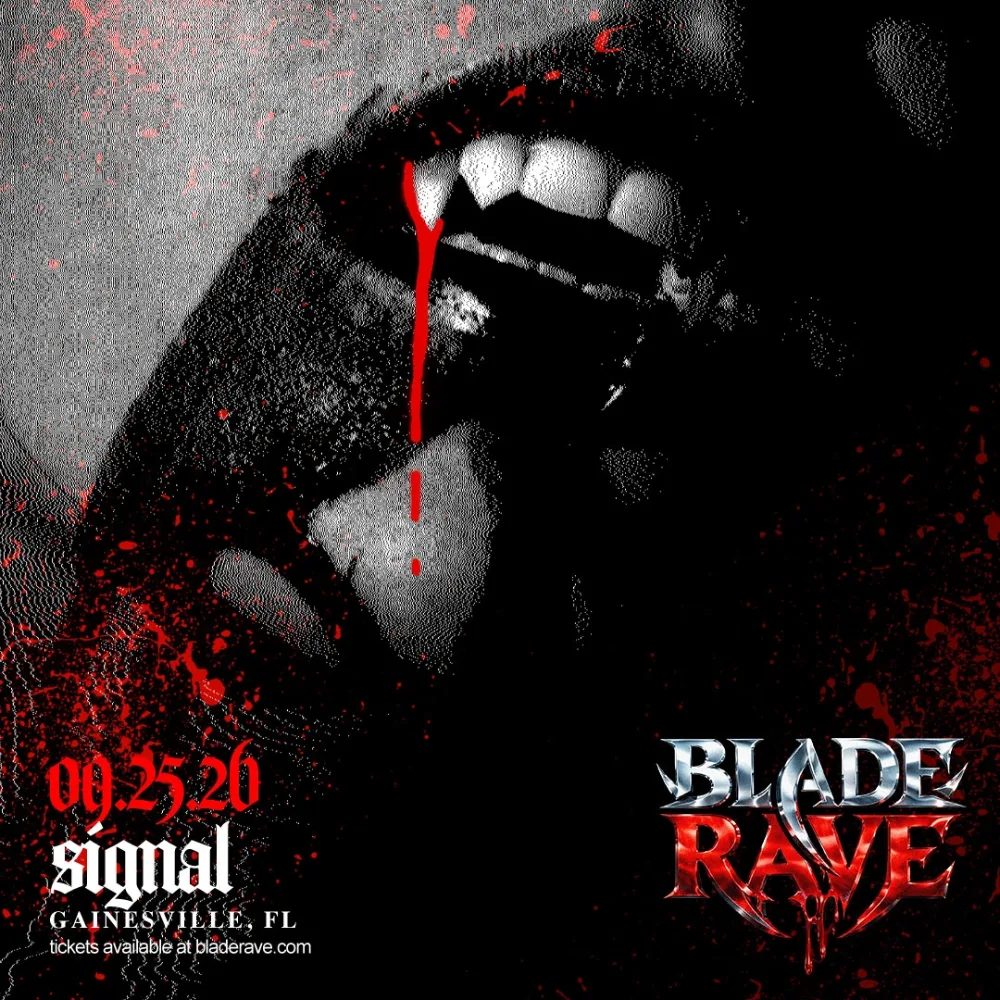 BLADE RAVE - Vampire Blood Rave — event flyer
