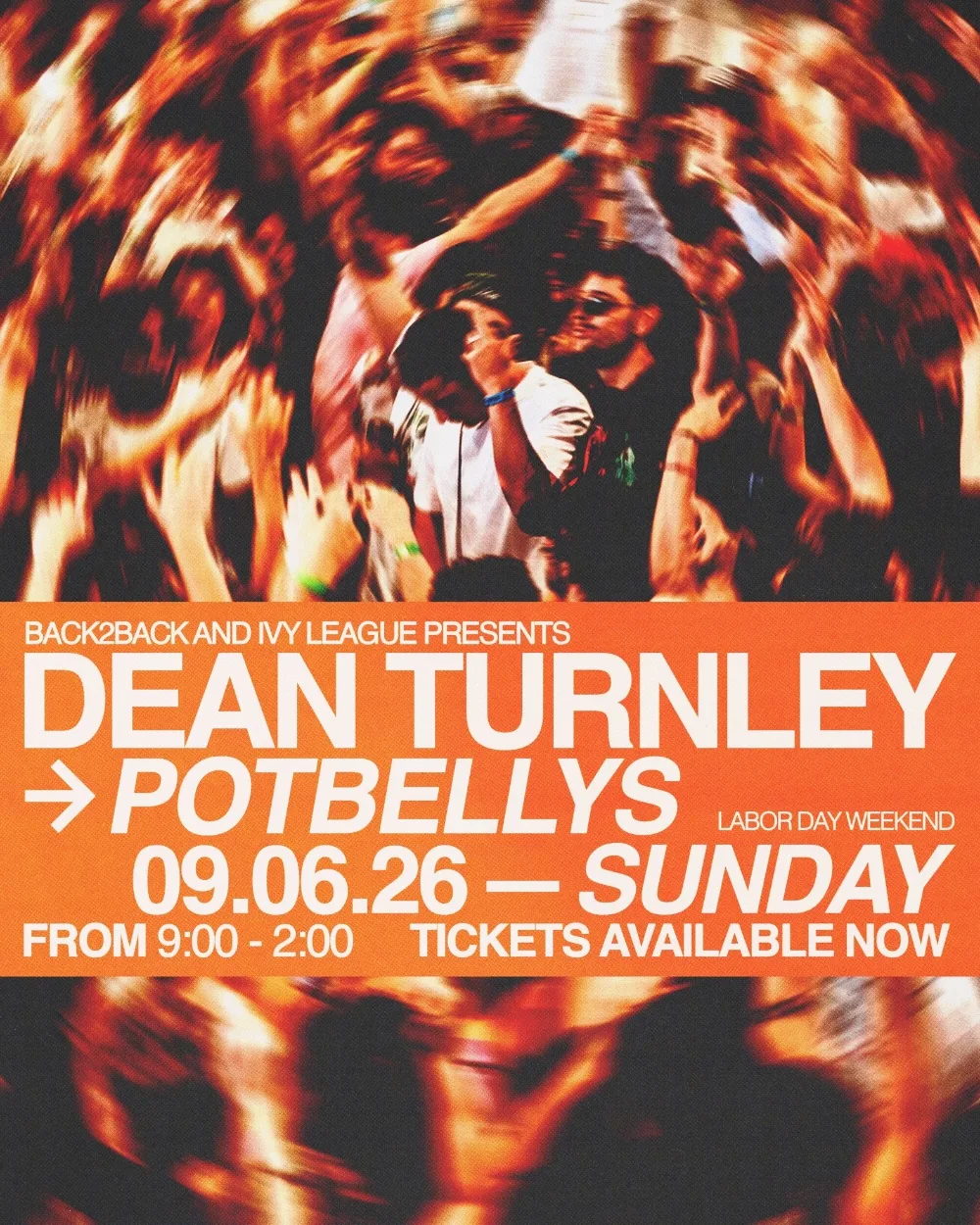 Dean Turnley — event flyer