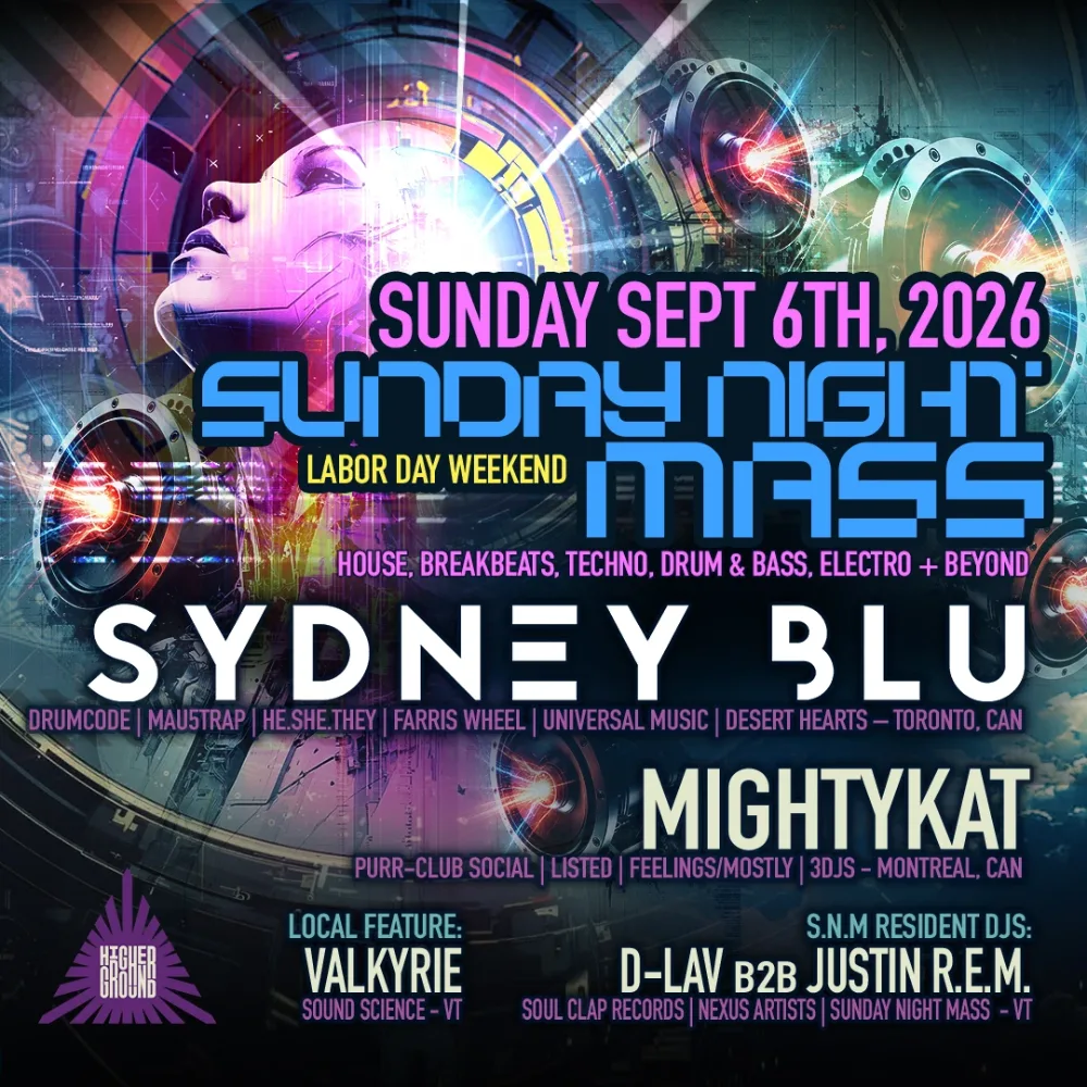 Sunday Night Mass — event flyer