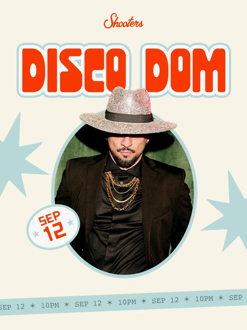Dombresky (Disco Dom Set) — event flyer