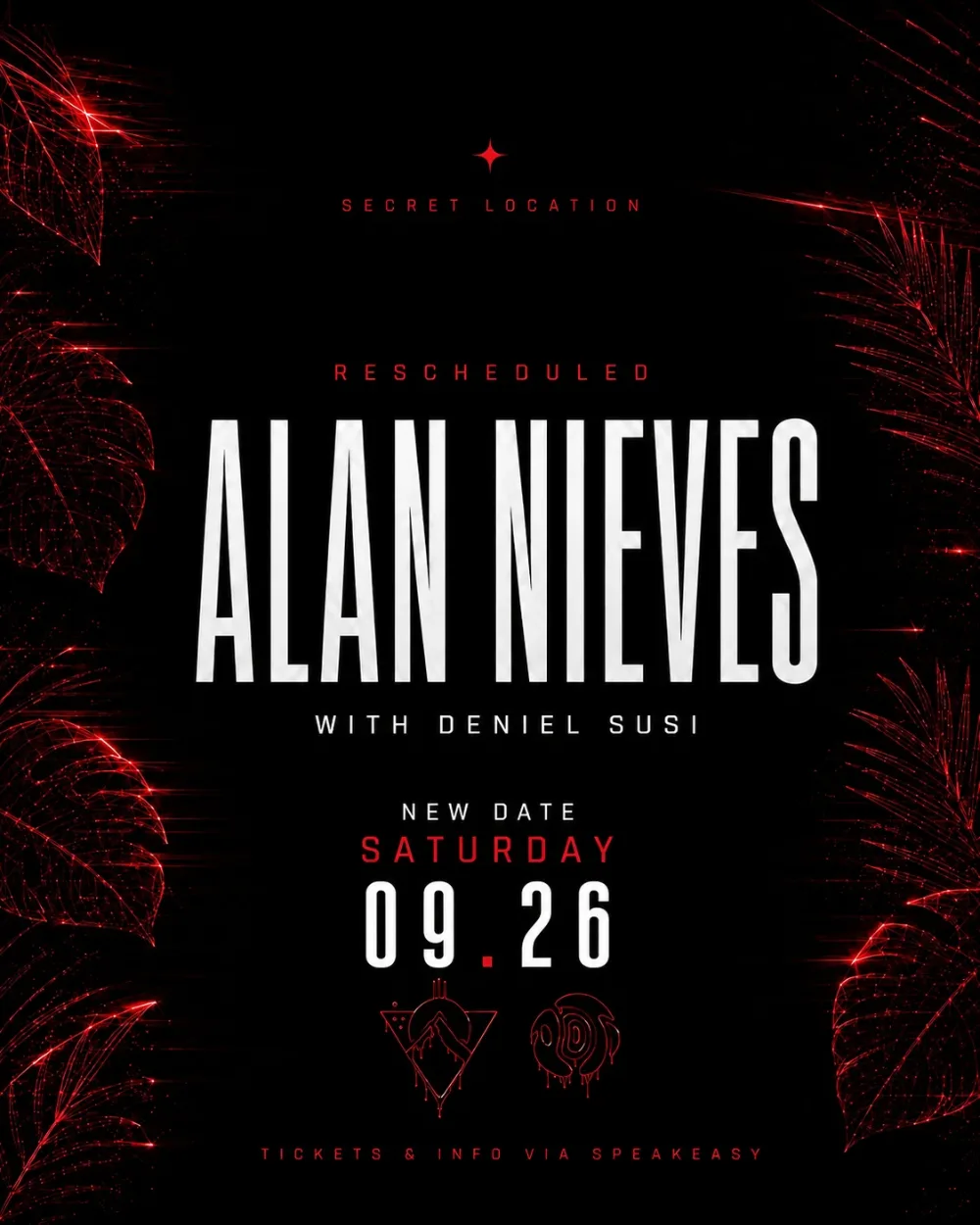 Alan Nieves — event flyer