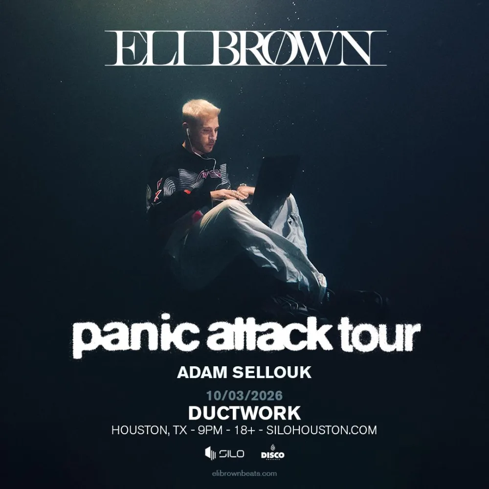 Eli Brown, Adam Sellouk — event flyer