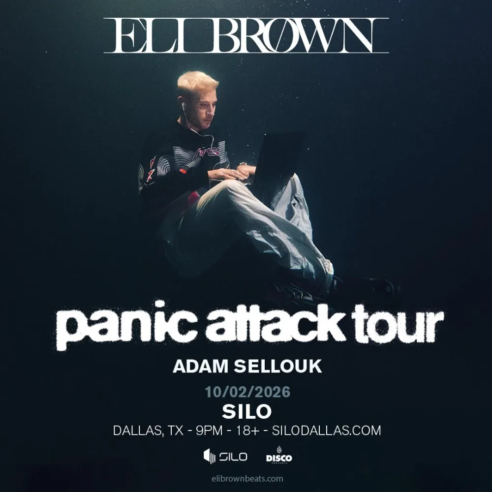 Eli Brown, Adam Sellouk — event flyer