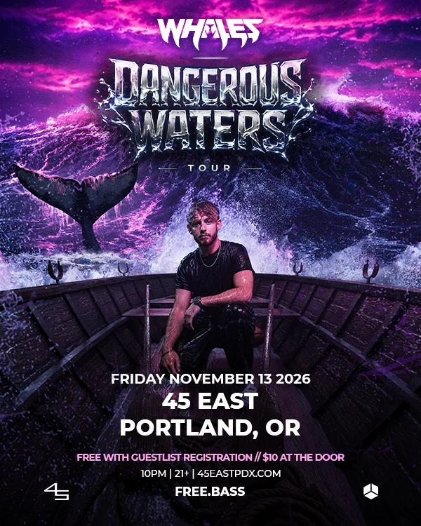 Event flyer for Whales