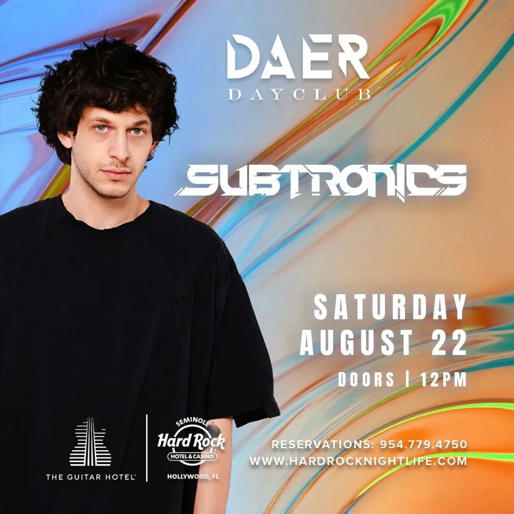 Subtronics — event flyer
