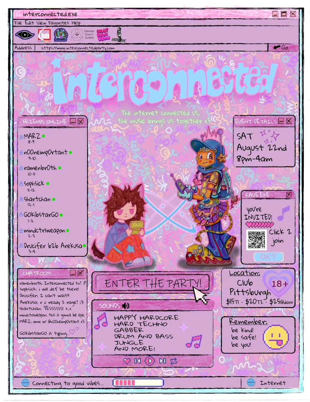Interconnected — event flyer
