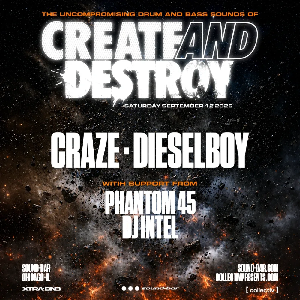 Craze, Dieselboy — event flyer