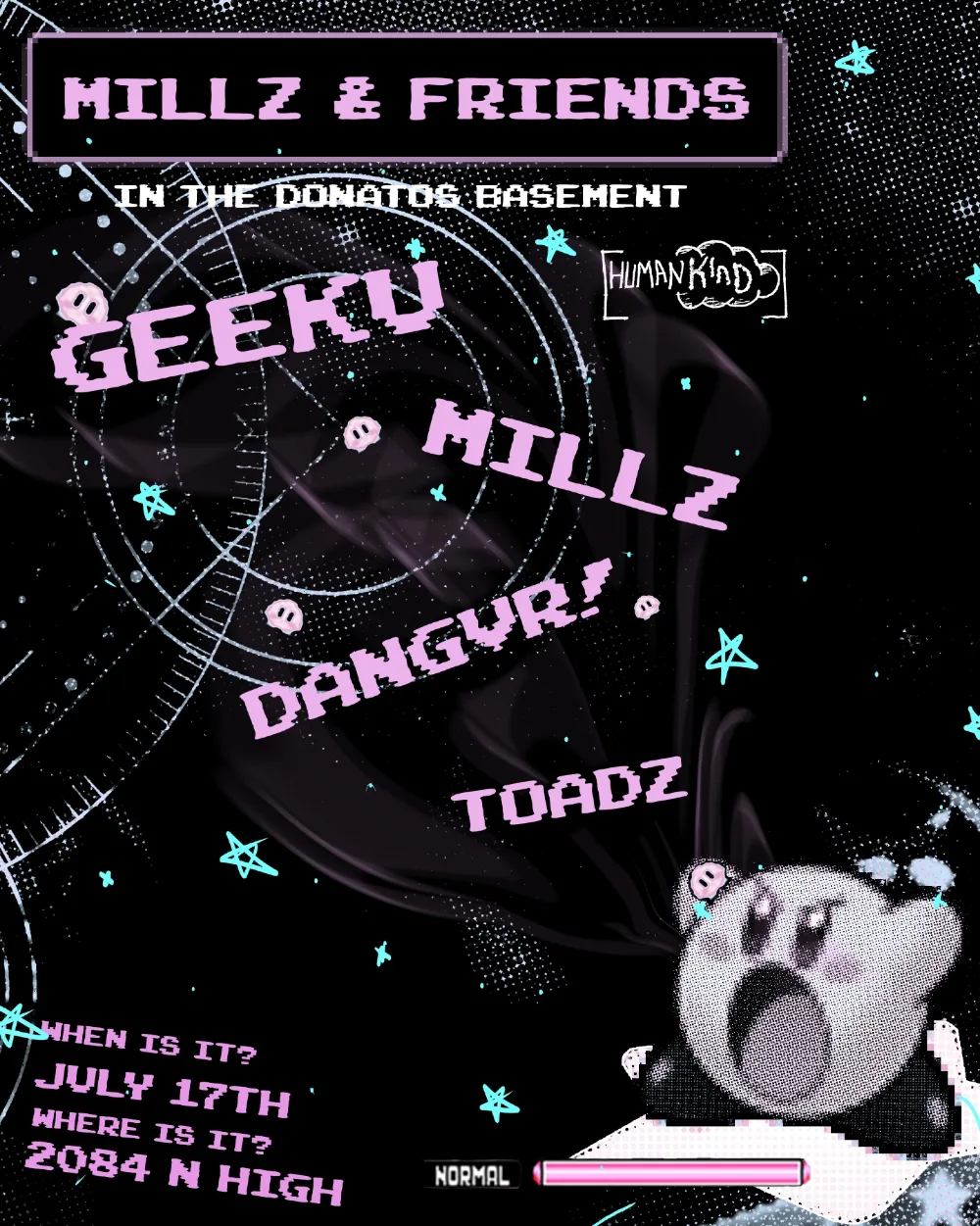 Millz And friends — event flyer