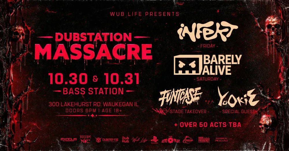 Dubstation Massacre — event flyer