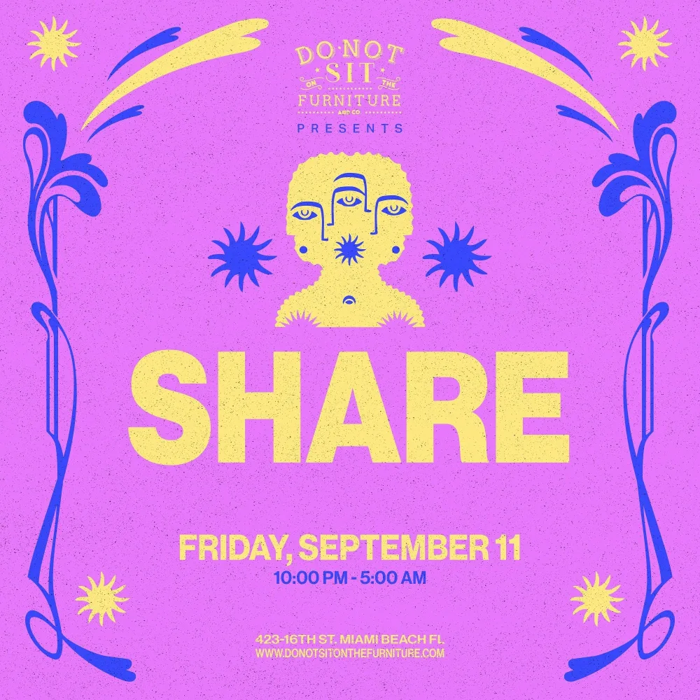 SHARE — event flyer