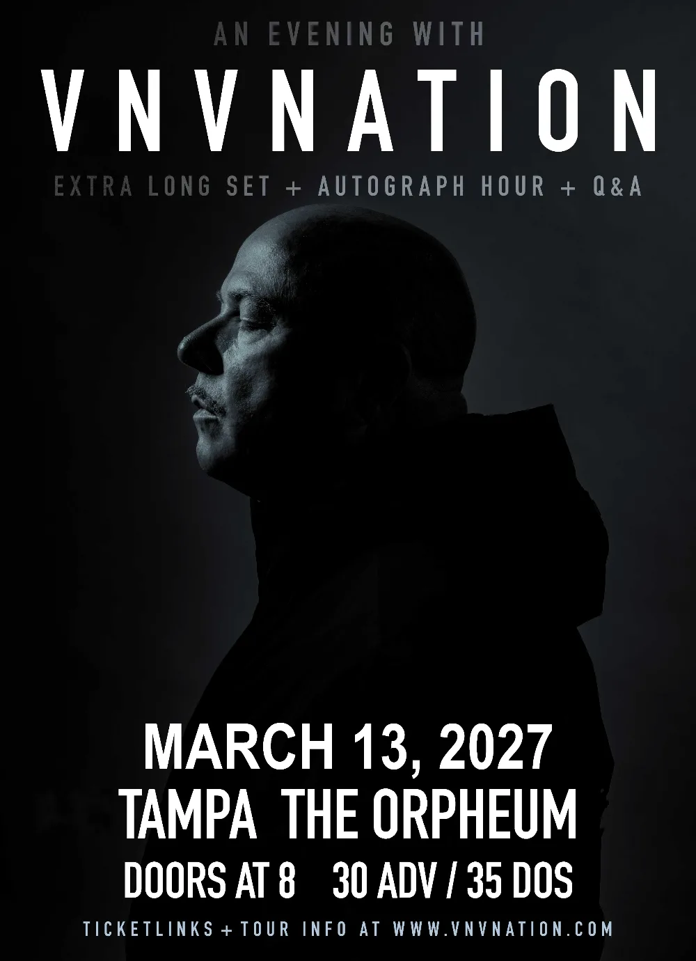 VNV Nation — event flyer