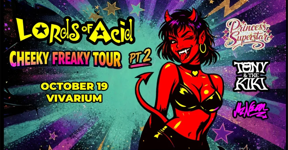 Lords of Acid — event flyer