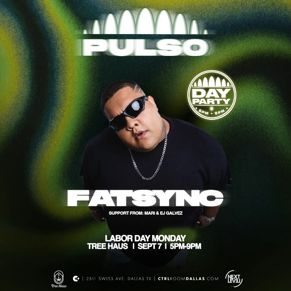 FatSync — event flyer